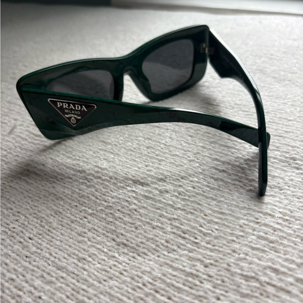 Prada Dark Green Designer Sunglasses